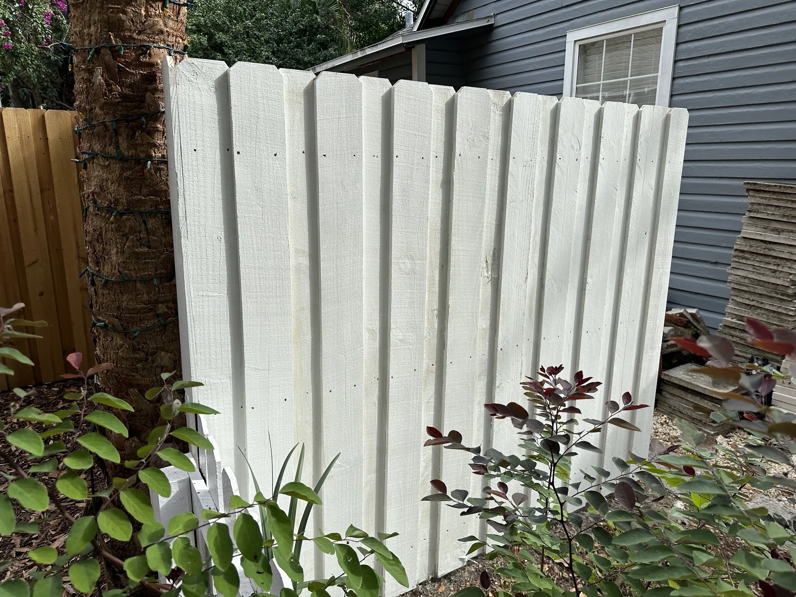 White Wood Fence